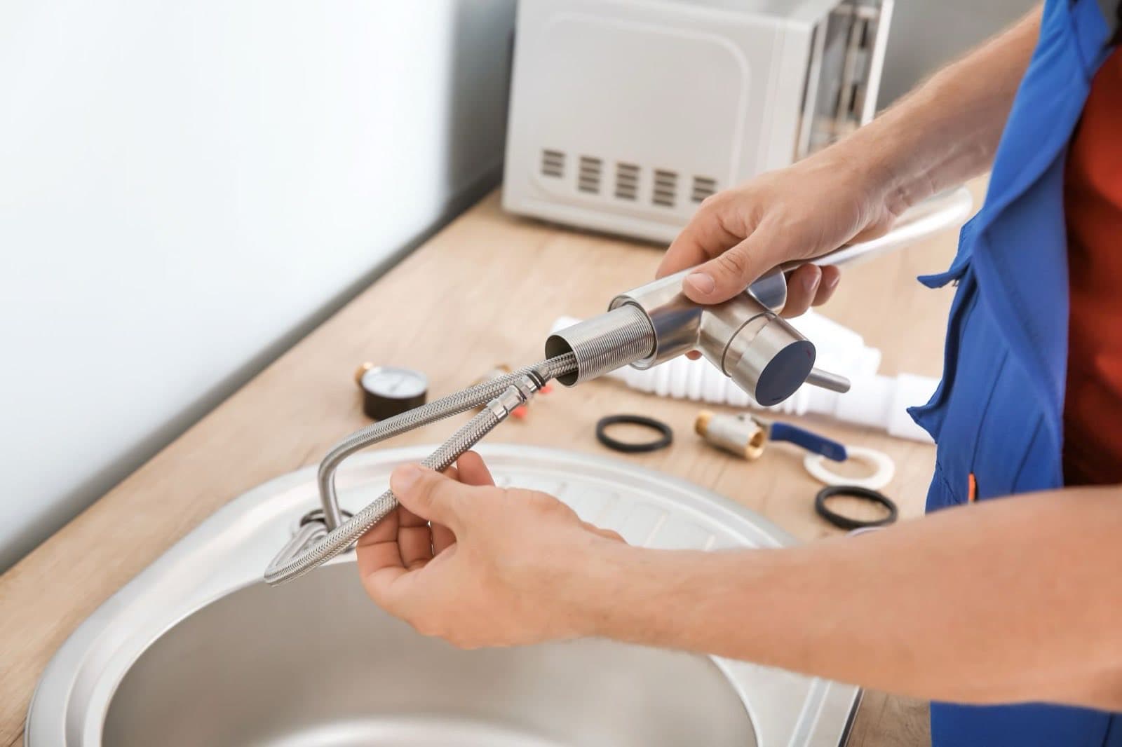 Bathroom and kitchen plumbing